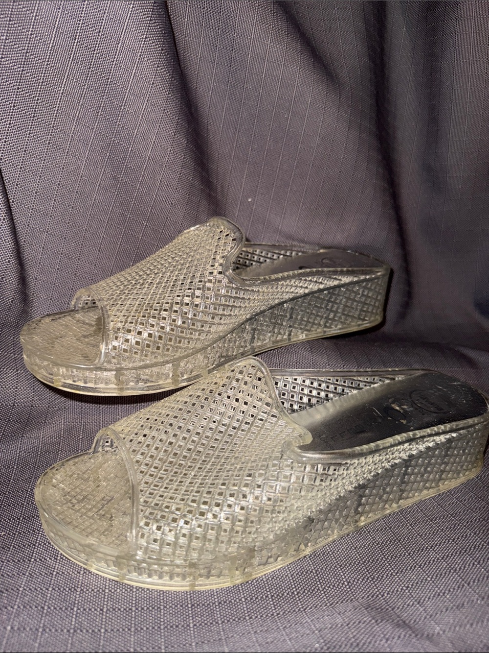Jeffrey Campbell Havana Last Jelly Sandals Vintage 1990s Size 9